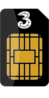 SIM Lift Line Three Mobile SIM Card - Just 5 per month